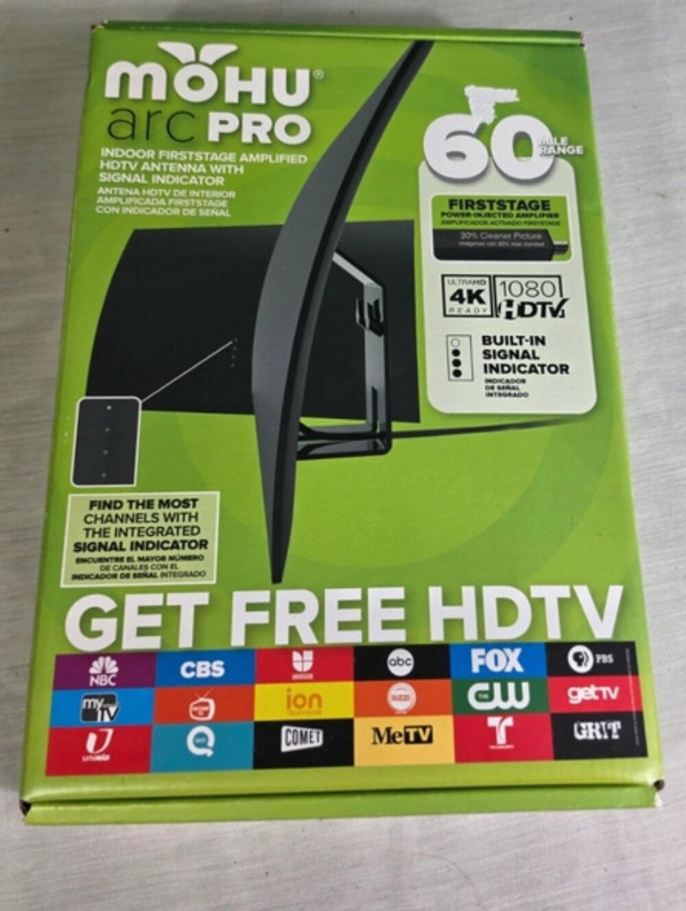 Arc Pro Indoor HDTV Antenna - Green